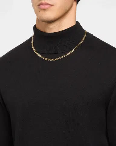 Sydney Evan Men 's 14K Yellow Gold Curb Link Chain Necklace, 22"L | Thumbnail 2