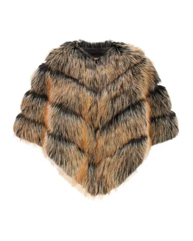 Theia Fox-Like Faux Fur Cape | Thumbnail 1 Theia Fox-Like Faux Fur Cape | Thumbnail 1