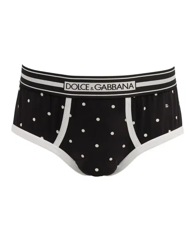 Men 's Jersey Polka Dot Briefs