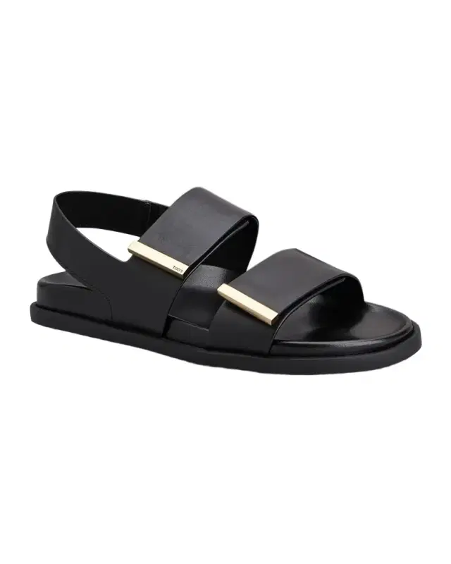 Gomma Leather Dual-Strap Comfort Sandals