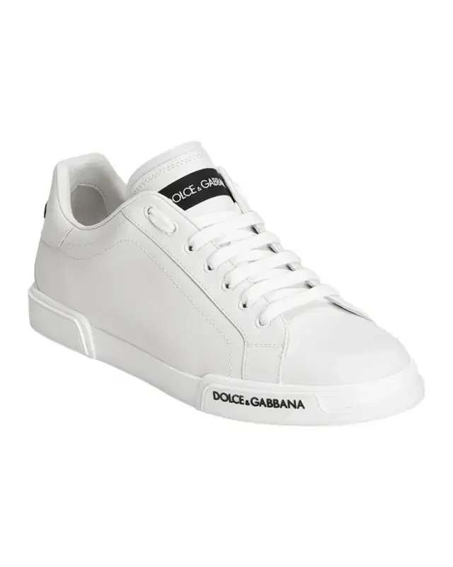 Dolce & Gabbana Men 's Leather Low-Top Sneakers