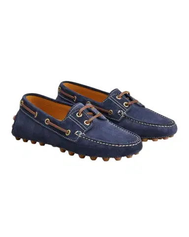 Tod's Gommino Suede Driver Boat Loafers | Thumbnail 1 Tod's Gommino Suede Driver Boat Loafers | Thumbnail 1