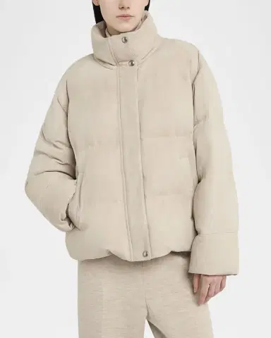 Loro Piana Jools Soft Techno Suede Puffer Jacket | Thumbnail 5