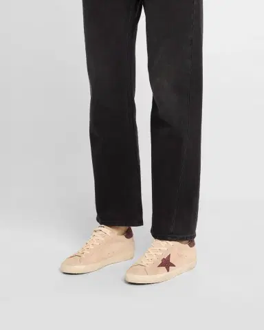 Golden Goose Super-Star Glitter Suede Low-Top Sneakers | Thumbnail 2