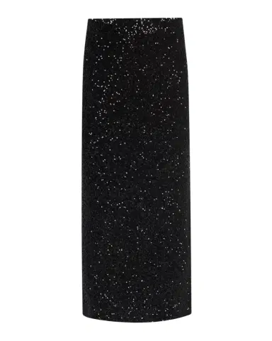 LAPOINTE Sequined Cashmere Midi Skirt | Thumbnail 1