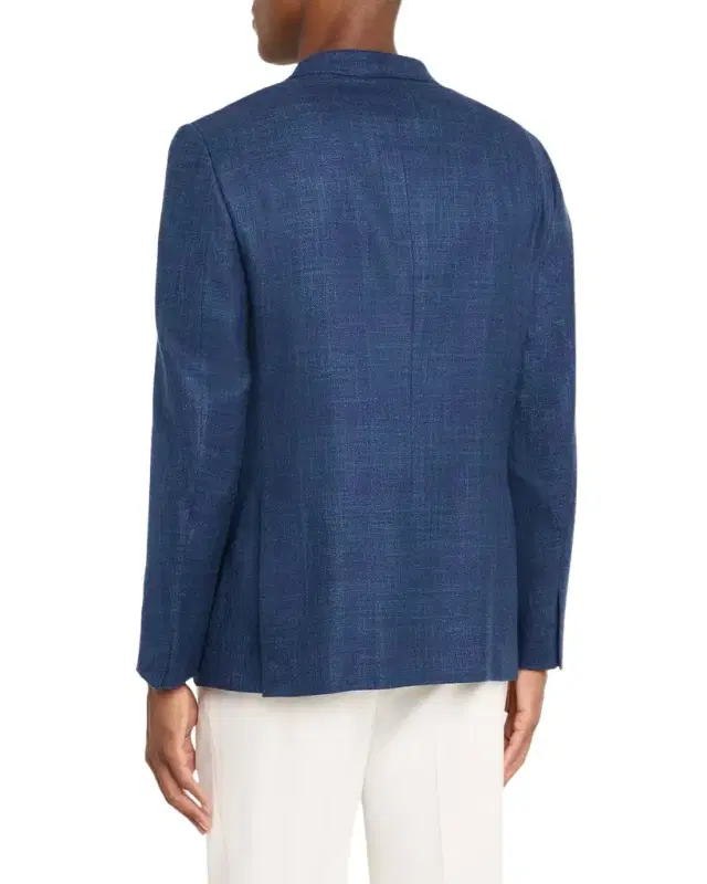 Men's Tonal Plaid Single-Breasted Sport Coat