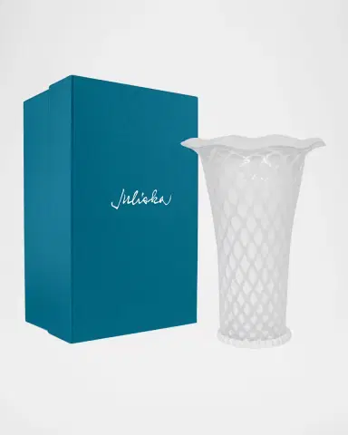 Juliska Trellis 9" Flared Vase | Thumbnail 4 Juliska Trellis 9" Flared Vase | Thumbnail 4