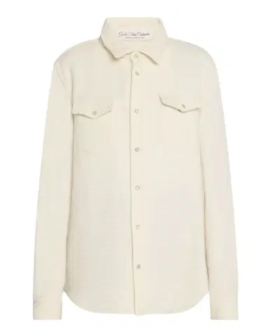 God’s True Cashmere Cashmere Waffle Knit Snap Collared Shirt | Thumbnail 1
