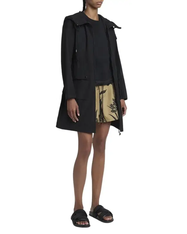 Moncler Laerte Long Hooded Parka