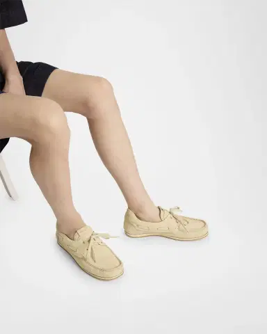 Jacquemus Men's Les Batto Leather Boat Shoes | Thumbnail 2 Jacquemus Men's Les Batto Leather Boat Shoes | Thumbnail 2