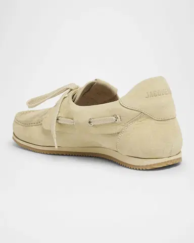 Jacquemus Men's Les Batto Leather Boat Shoes | Thumbnail 3 Jacquemus Men's Les Batto Leather Boat Shoes | Thumbnail 3