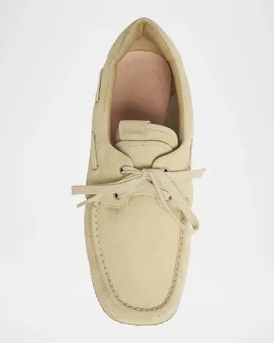 Jacquemus Men's Les Batto Leather Boat Shoes | Thumbnail 5 Jacquemus Men's Les Batto Leather Boat Shoes | Thumbnail 5