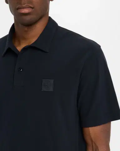 Stone Island Men's Ghost Crepe Cotton Polo Shirt | Thumbnail 5