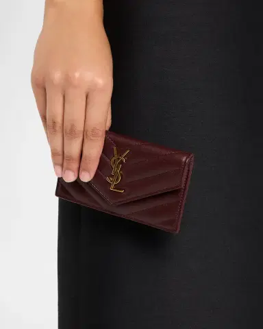 Saint Laurent Cassandre YSL Quilted Leather Fragments Card Holder | Thumbnail 7 Saint Laurent Cassandre YSL Quilted Leather Fragments Card Holder | Thumbnail 7