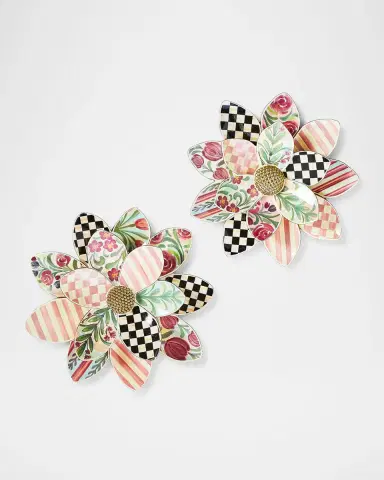MacKenzie-Childs Rosy Meadow Small Wall Decor | Thumbnail 2 MacKenzie-Childs Rosy Meadow Small Wall Decor | Thumbnail 2