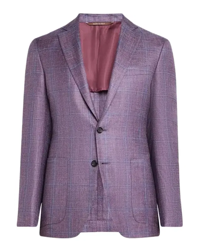 Canali Men 's Windowpane Sport Coat