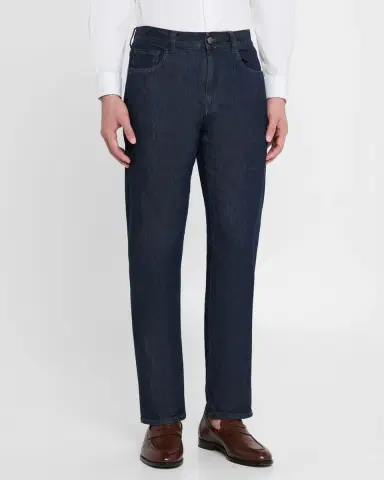 Canali Men's Dark-Wash Soft Touch Denim Jeans | Thumbnail 4 Canali Men's Dark-Wash Soft Touch Denim Jeans | Thumbnail 4