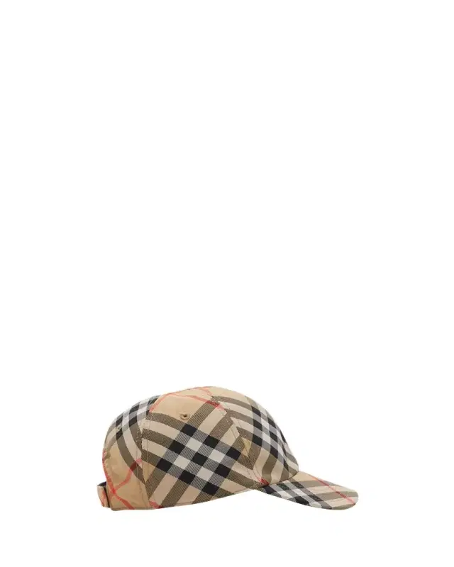 Kid's Check Baseball Cap, Size S-M