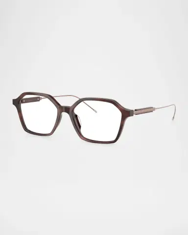 Brunello Cucinelli BC3009 Geometric Blue Light Glasses | Thumbnail 2