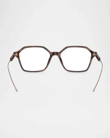 Brunello Cucinelli BC3009 Geometric Blue Light Glasses | Thumbnail 3