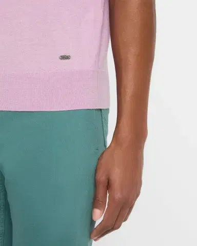 Brioni Men's Short-Sleeve Knit Sweater | Thumbnail 5