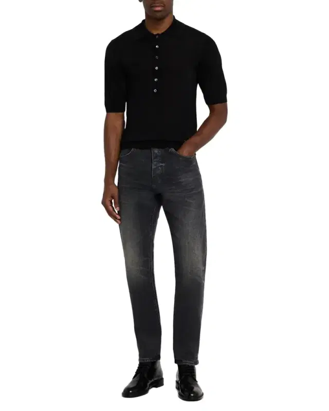 Men 's Knit Polo Shirt