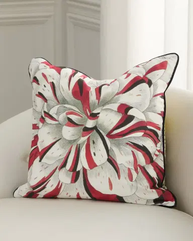 Christian Lacroix Flowered Decorative Pillow, 22" Square | Thumbnail 2