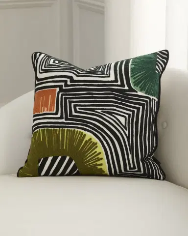 Christian Lacroix En Allant Aux Baux Decorative Pillow, 20" Square | Thumbnail 1 Christian Lacroix En Allant Aux Baux Decorative Pillow, 20" Square | Thumbnail 1