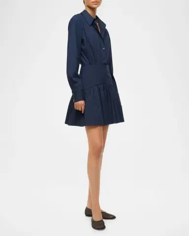 Staud Rocco Mini Shirtdress | Thumbnail 4 Staud Rocco Mini Shirtdress | Thumbnail 4