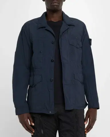Stone Island Men's Ghost Nylon Field Jacket | Thumbnail 4 Stone Island Men's Ghost Nylon Field Jacket | Thumbnail 4