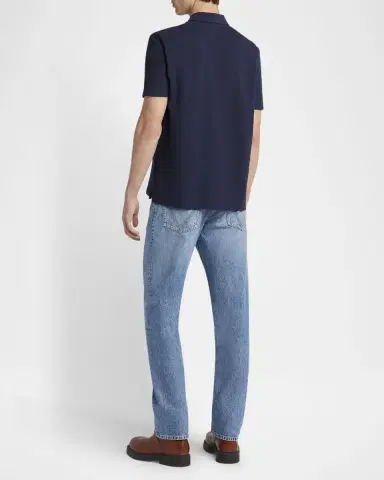 Bottega Veneta Men's Chine Pique Polo Shirt | Thumbnail 2 Bottega Veneta Men's Chine Pique Polo Shirt | Thumbnail 2