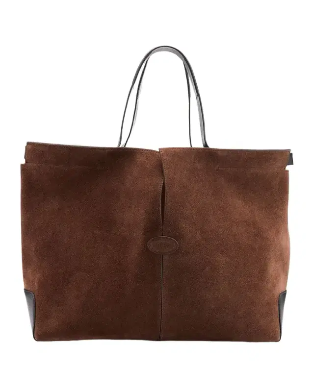 Shopping Suede Tote Bag