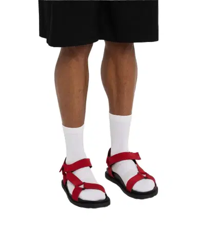 Moschino Men's Leather and Suede Sandals | Thumbnail 1 Moschino Men's Leather and Suede Sandals | Thumbnail 1