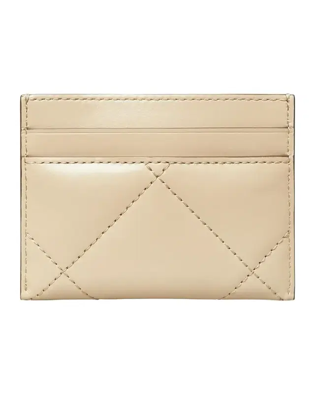 Tory Burch Kira Diamond Quilted Leather Card Case