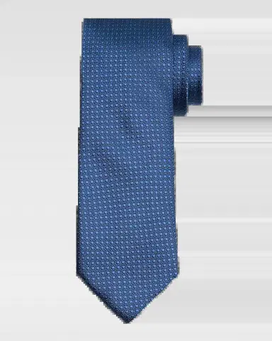 Canali Men's Textured Dot Silk Tie | Thumbnail 2