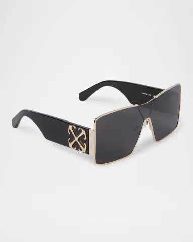 Off-White Men's Aspen Metal and Plastic Shield Sunglasses | Thumbnail 2 Off-White Men's Aspen Metal and Plastic Shield Sunglasses | Thumbnail 2