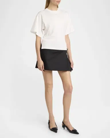 Courrèges Short-Sleeve Slim T-Shirt | Thumbnail 2