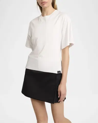 Courrèges Short-Sleeve Slim T-Shirt | Thumbnail 4