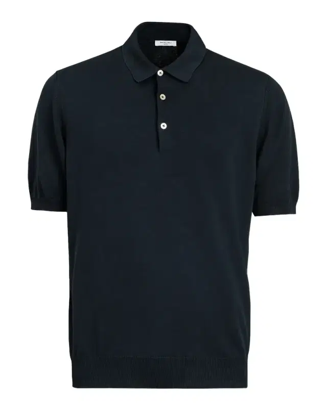 Men 's Garment-Washed Cotton Polo Shirt