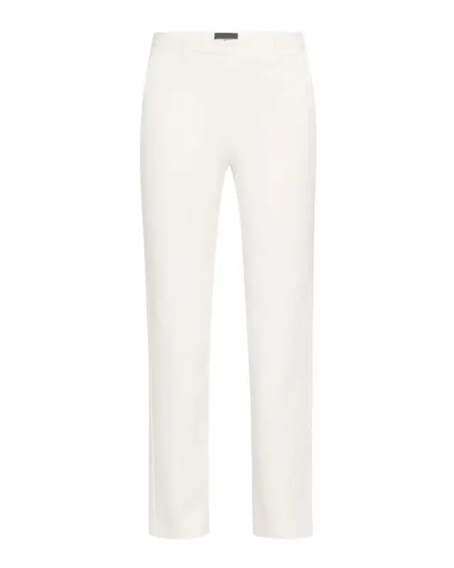 Cotton Straight-Leg Trousers