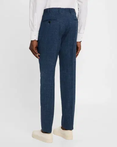 Emporio Armani Men's Textured Flat-Front Dress Pants | Thumbnail 2 Emporio Armani Men's Textured Flat-Front Dress Pants | Thumbnail 2