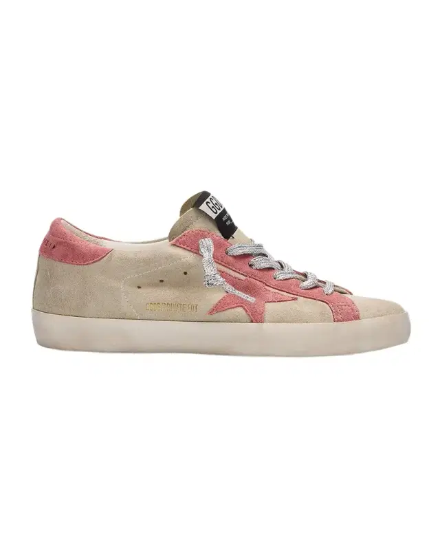 Golden Goose Super-Star Suede Low-Top Sneakers
