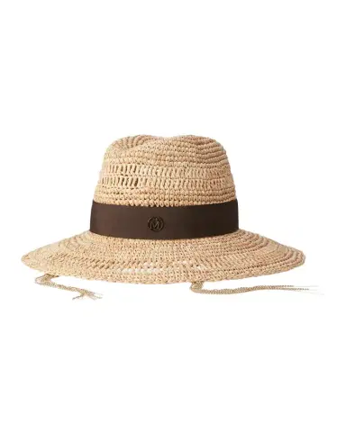 Maison Michel Kate Crochet Chain Fedora Hat | Thumbnail 1
