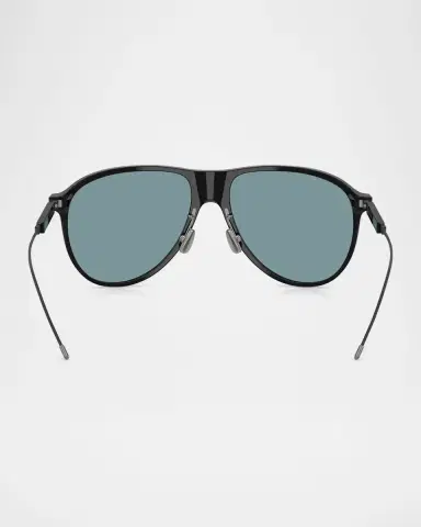 Brunello Cucinelli Men's BC4011S Aviator Sunglasses | Thumbnail 4 Brunello Cucinelli Men's BC4011S Aviator Sunglasses | Thumbnail 4