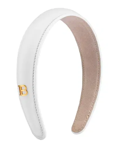 Balmain Hair Limited Edition Legacy Leather Puffed Headband | Thumbnail 3 Balmain Hair Limited Edition Legacy Leather Puffed Headband | Thumbnail 3