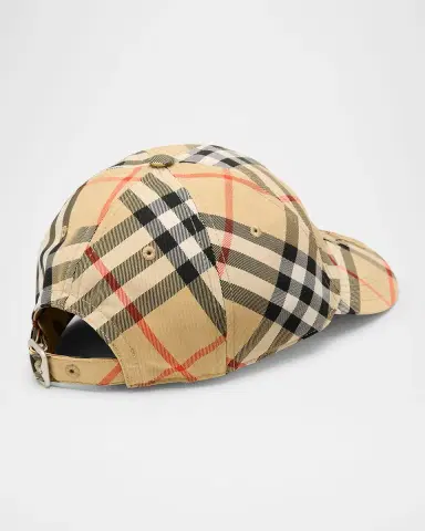 Burberry EKD Bias Check Baseball Cap | Thumbnail 2