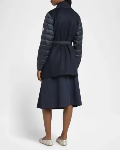 Moncler Wool-Blend Cape | Thumbnail 2 Moncler Wool-Blend Cape | Thumbnail 2