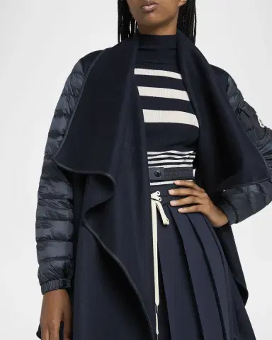 Moncler Wool-Blend Cape | Thumbnail 4 Moncler Wool-Blend Cape | Thumbnail 4