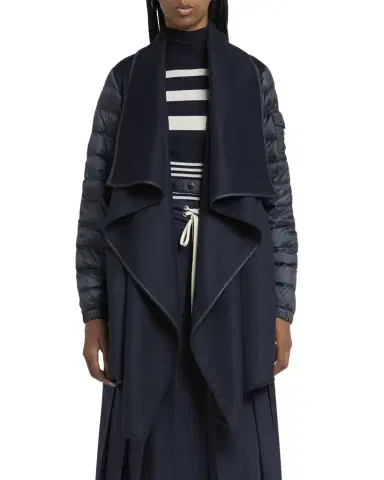 Moncler Wool-Blend Cape | Thumbnail 1 Moncler Wool-Blend Cape | Thumbnail 1