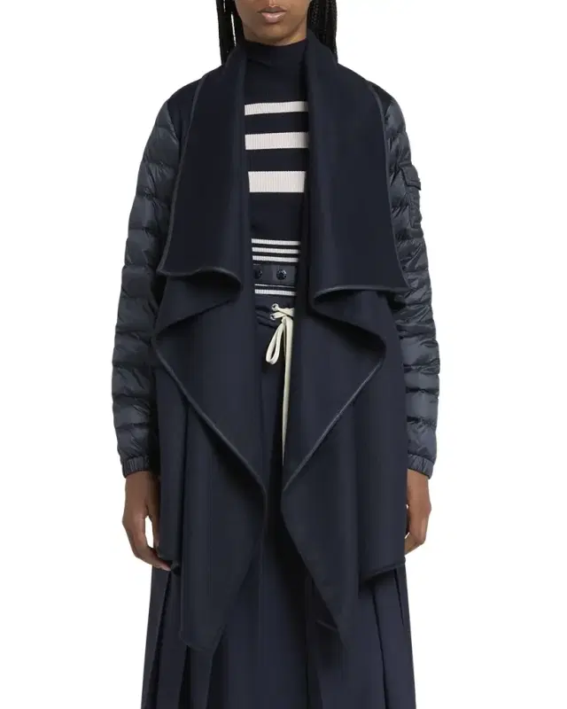 Wool-Blend Cape